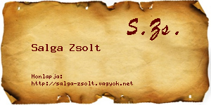 Salga Zsolt névjegykártya