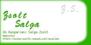 zsolt salga business card